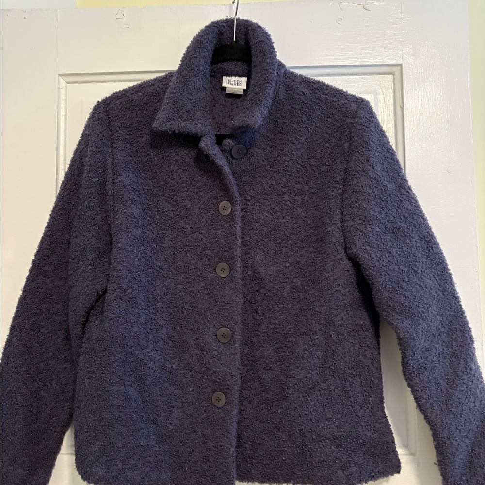 Eileen Fisher button up jacket